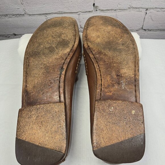 COLE HAAN BROWN LEATHER SLIP ON LOAFERS MENS SIZE 8 GOOD USED CONDITION - Picture 6 of 8